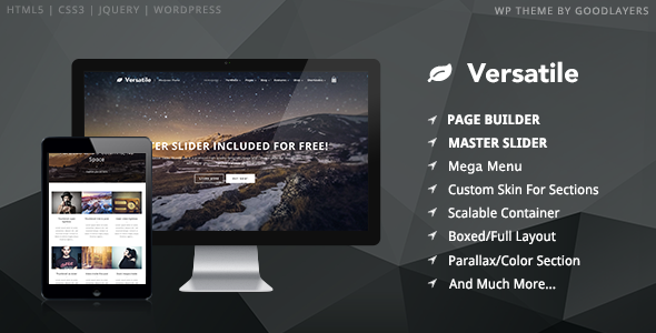 Versatile - Responsive Multi-Purpose WordPress Logo